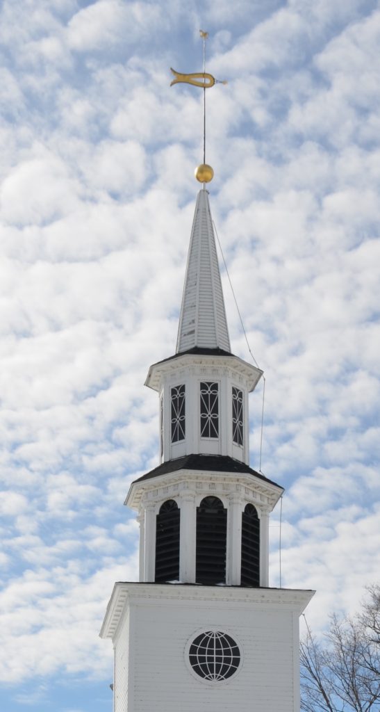 For New England, that association is white clapboard churches with their tall spires.