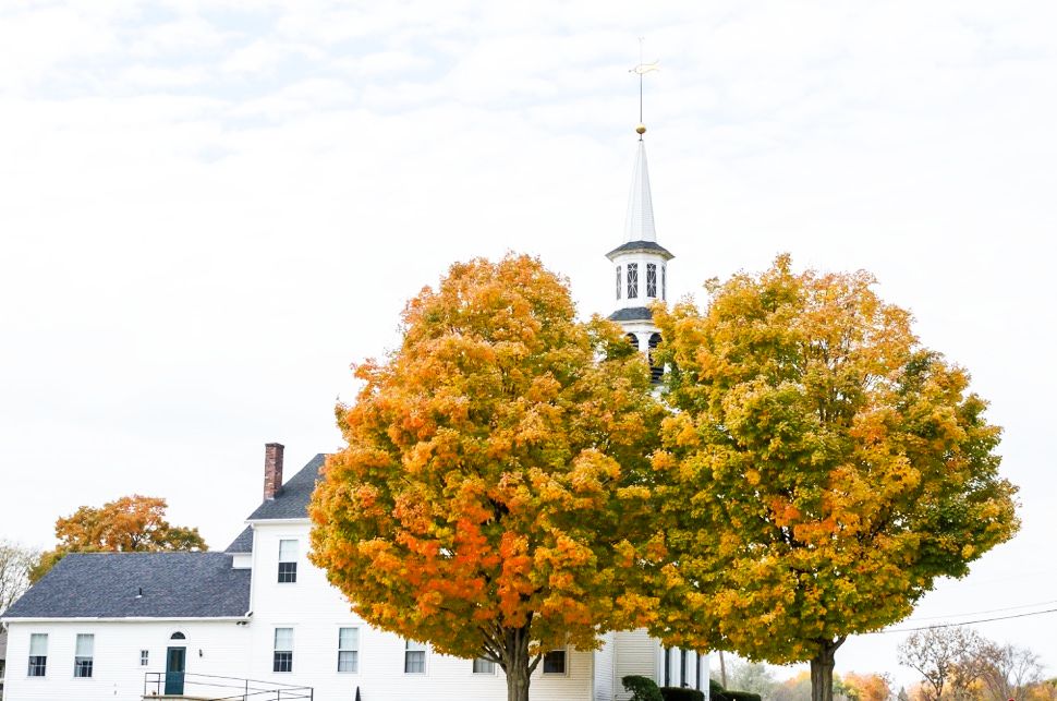 Autumn church