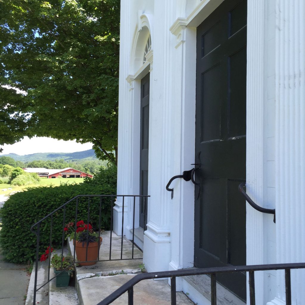 North Canaan Congregational Church has the most rural setting of any church for miles around.